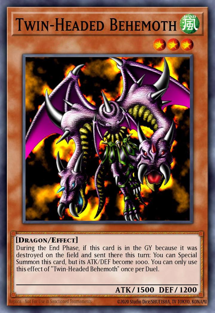 Twin-Headed Behemoth Single: Yu-Gi-Oh! Structure Deck: Rise of the Dragon Lords Einzelkarte