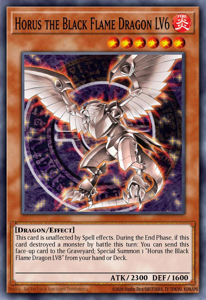 Horus the Black Flame Dragon LV6 Single: Yu-Gi-Oh! Structure Deck: Rise of the Dragon Lords Einzelkarte