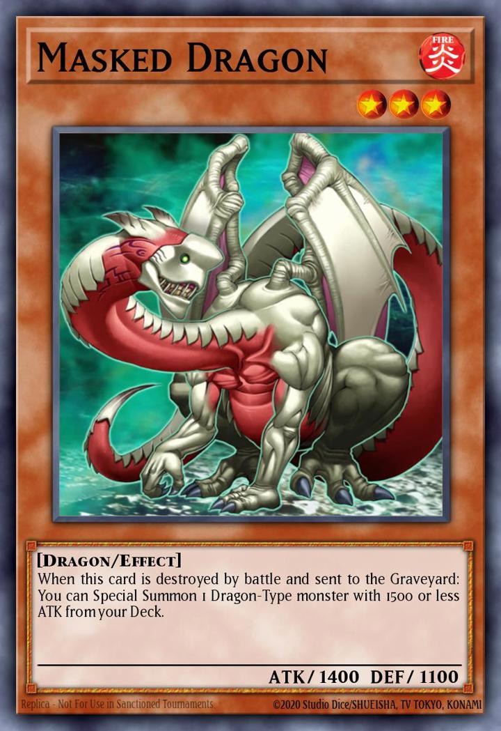 Masked Dragon Single: Yu-Gi-Oh! Structure Deck: Rise of the Dragon Lords Einzelkarte