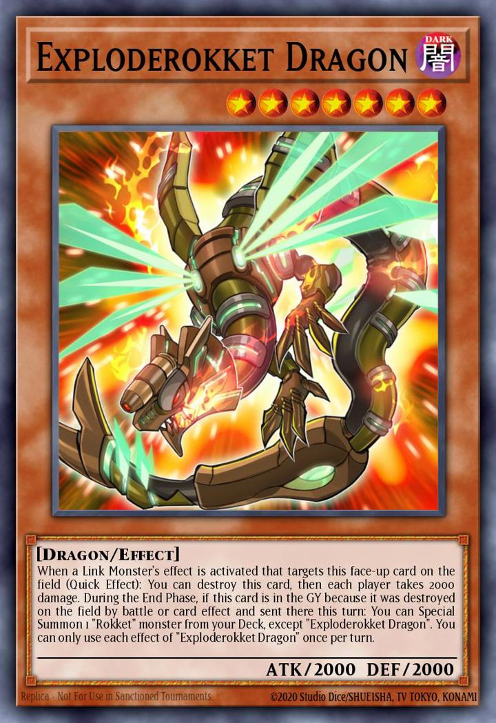 Exploderokket Dragon Single: Yu-Gi-Oh! Structure Deck: Rokket Revolt Einzelkarte