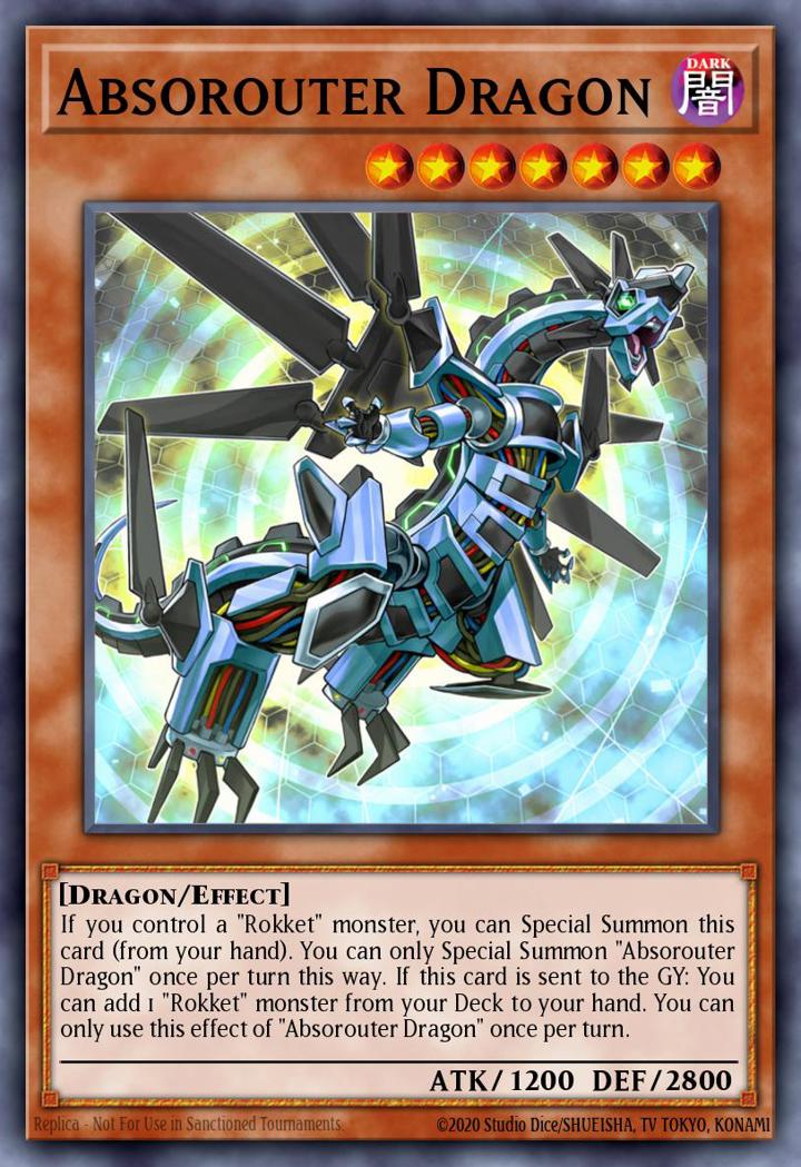 Absorouter Dragon Single: Yu-Gi-Oh! Structure Deck: Rokket Revolt Einzelkarte