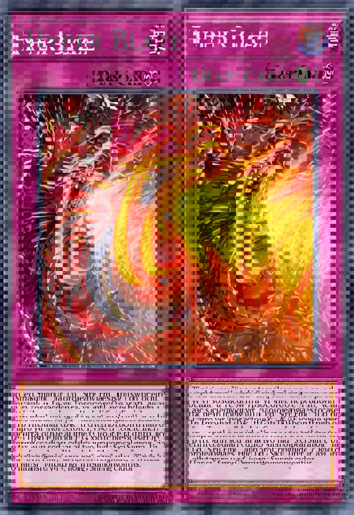 Hyper Blaze Single: Yu-Gi-Oh! Structure Deck: Sacred Beasts Einzelkarte