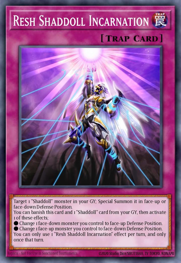Resh Shaddoll Incarnation Single: Yu-Gi-Oh! Structure Deck: Shaddoll Showdown Einzelkarte