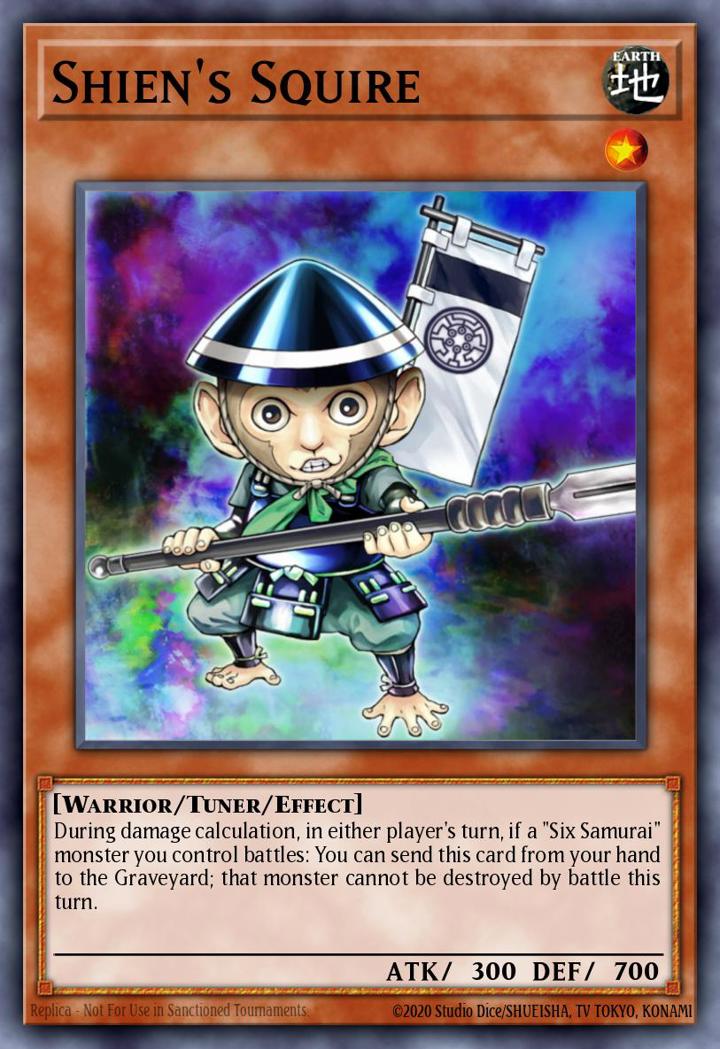 Shien's Squire Single: Yu-Gi-Oh! Structure Deck: Samurai Warlords Einzelkarte