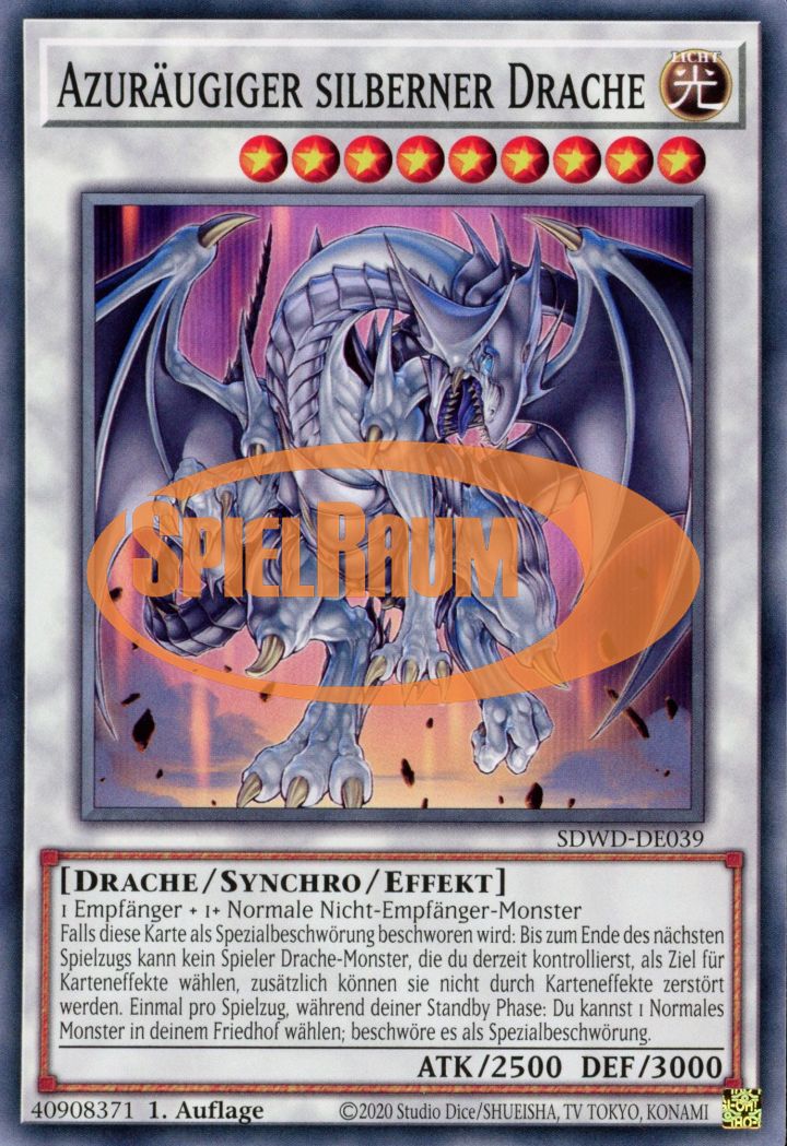 Azure-Eyes Silver Dragon