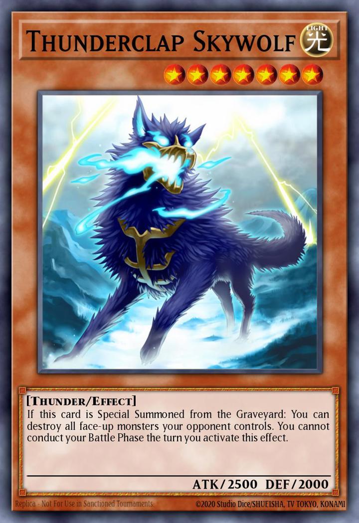 Thunderclap Skywolf (V.2 - Super Rare) Single: Yu-Gi-Oh! Secrets of Eternity Einzelkarte
