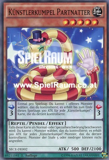 Performapal Partnaga Single: Yu-Gi-Oh! Secrets of Eternity Einzelkarte