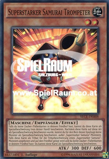 Superheavy Samurai Trumpeter (V.1 - Super Rare) Single: Yu-Gi-Oh! Secrets of Eternity Einzelkarte