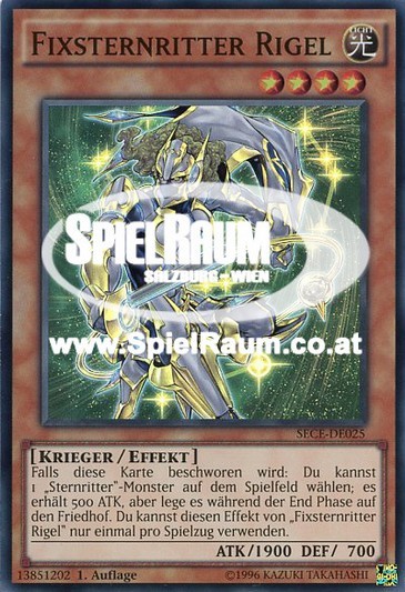 Satellarknight Rigel (V.1 - Super Rare)