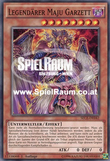 Legendary Maju Garzett Single: Yu-Gi-Oh! Secrets of Eternity Einzelkarte