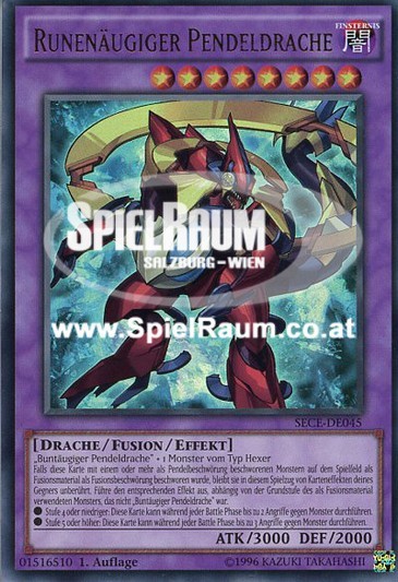 Rune-Eyes Pendulum Dragon Single: Yu-Gi-Oh! Secrets of Eternity Einzelkarte