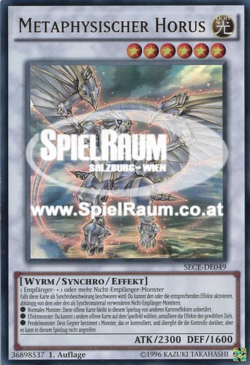 Metaphys Horus (V.1 - Ultra Rare) Single: Yu-Gi-Oh! Secrets of Eternity Einzelkarte