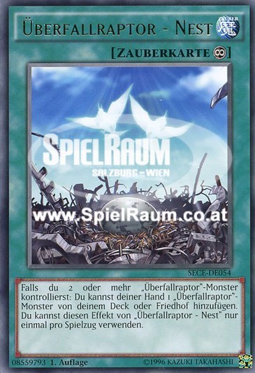 Raidraptor - Nest Single: Yu-Gi-Oh! Secrets of Eternity Einzelkarte