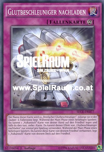 Blaze Accelerator Reload Single: Yu-Gi-Oh! Secrets of Eternity Einzelkarte