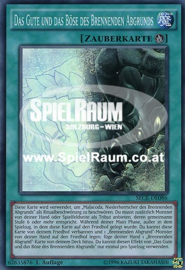 Good & Evil in the Burning Abyss (V.1 - Super Rare)