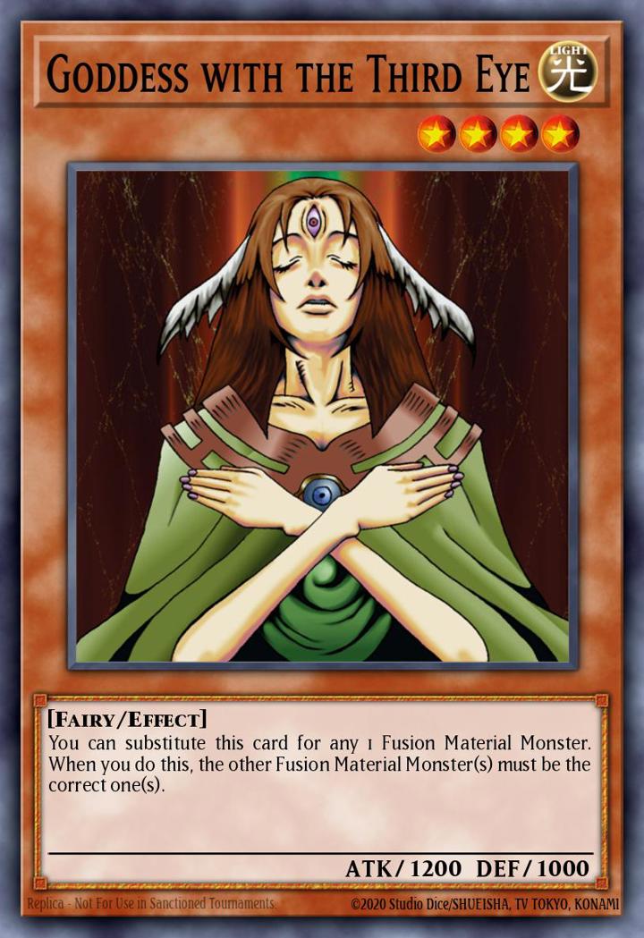 Goddess with the Third Eye Single: Yu-Gi-Oh! Speed Duel GX: Duel Academy Box Einzelkarte