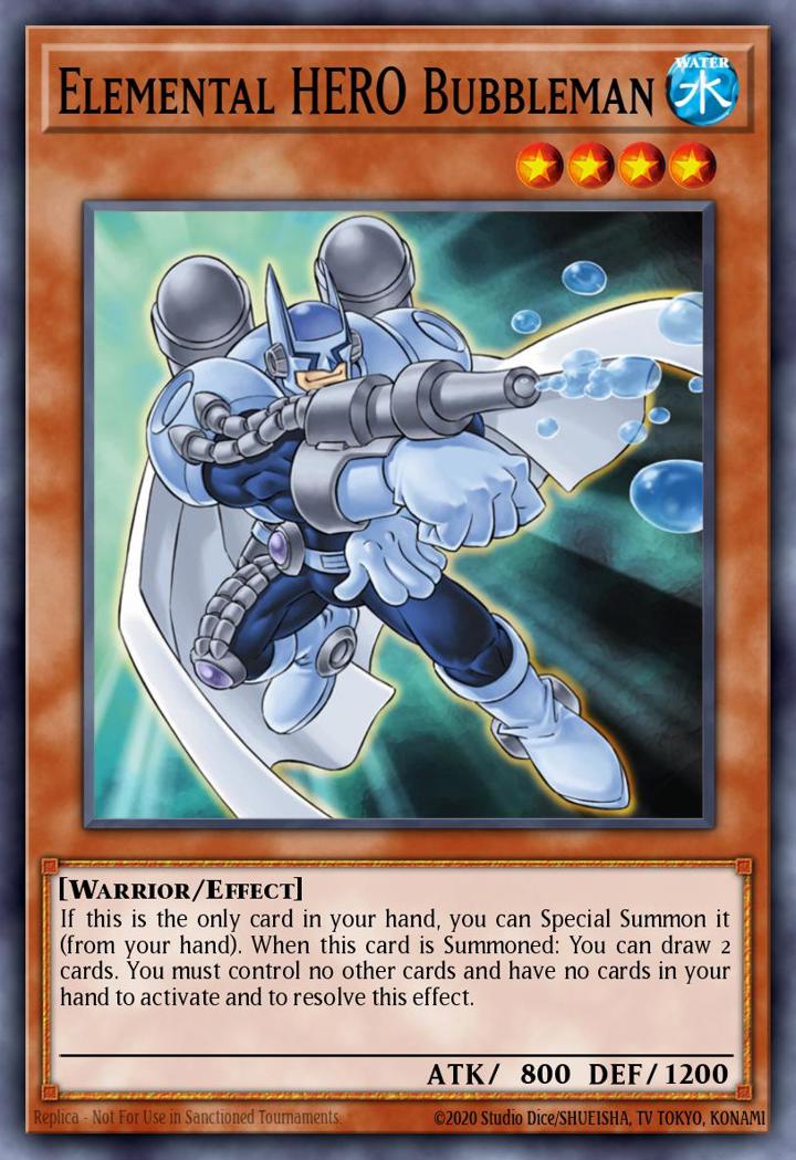 Elemental HERO Bubbleman Single: Yu-Gi-Oh! Speed Duel GX: Duel Academy Box Einzelkarte