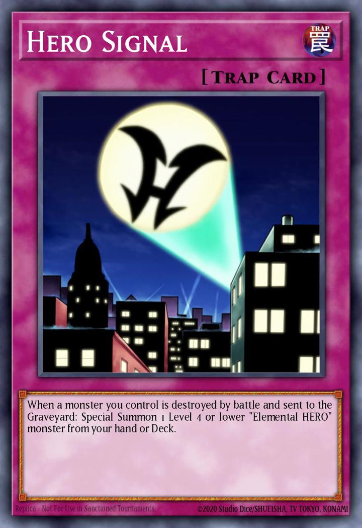 Hero Signal Single: Yu-Gi-Oh! Speed Duel GX: Duel Academy Box Einzelkarte