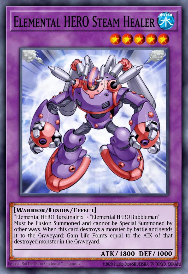 Elemental HERO Steam Healer Single: Yu-Gi-Oh! Speed Duel GX: Duel Academy Box Einzelkarte
