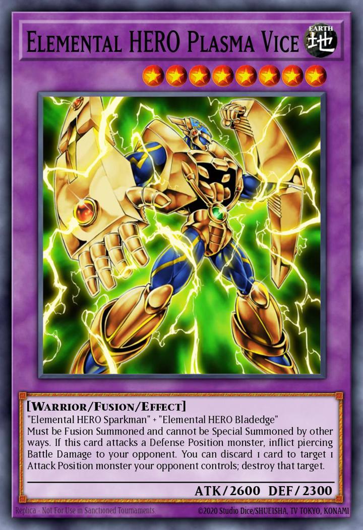 Elemental HERO Plasma Vice Single: Yu-Gi-Oh! Speed Duel GX: Duel Academy Box Einzelkarte