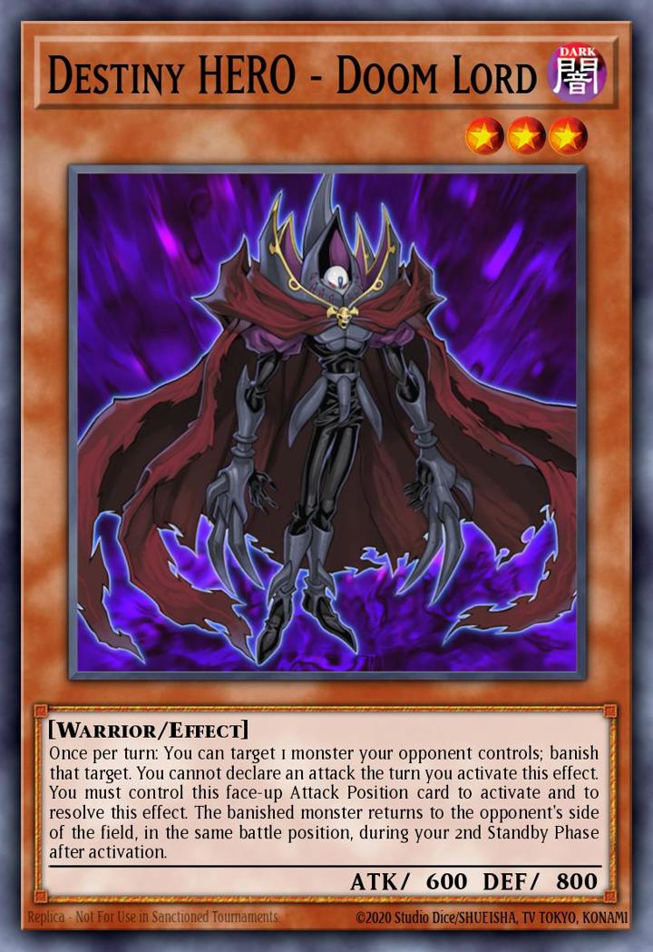 Destiny HERO - Doom Lord Single: Yu-Gi-Oh! Speed Duel GX: Duel Academy Box Einzelkarte
