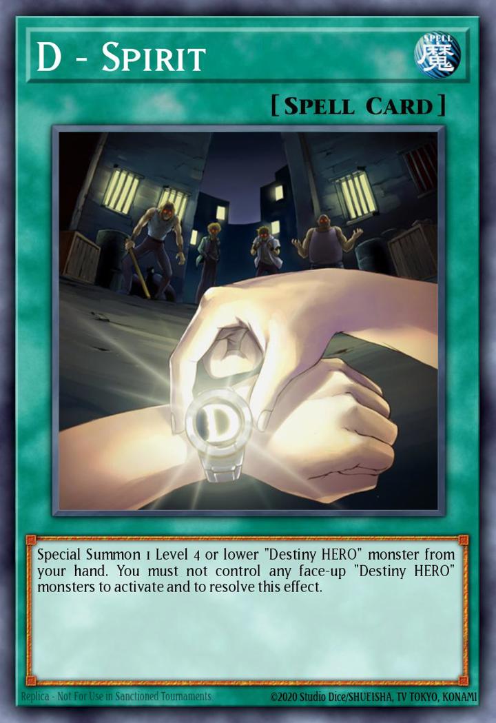 D - Spirit Single: Yu-Gi-Oh! Speed Duel GX: Duel Academy Box Einzelkarte