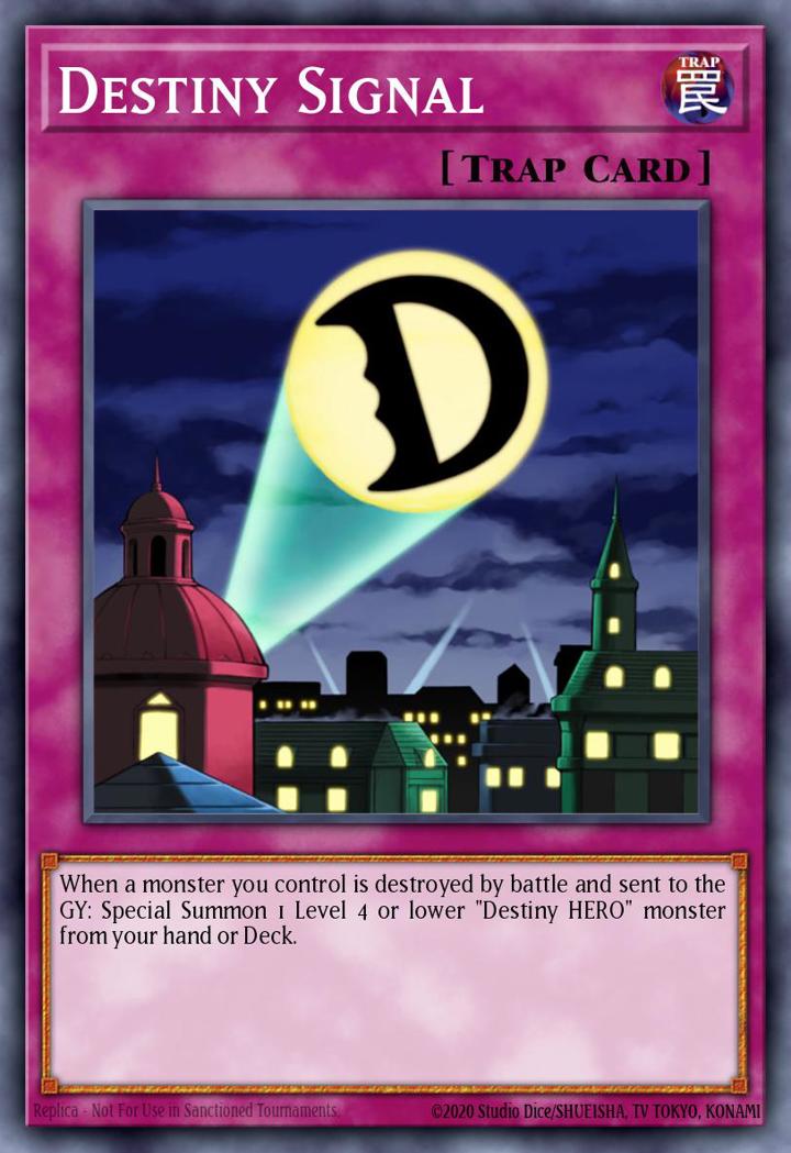 Destiny Signal Single: Yu-Gi-Oh! Speed Duel GX: Duel Academy Box Einzelkarte
