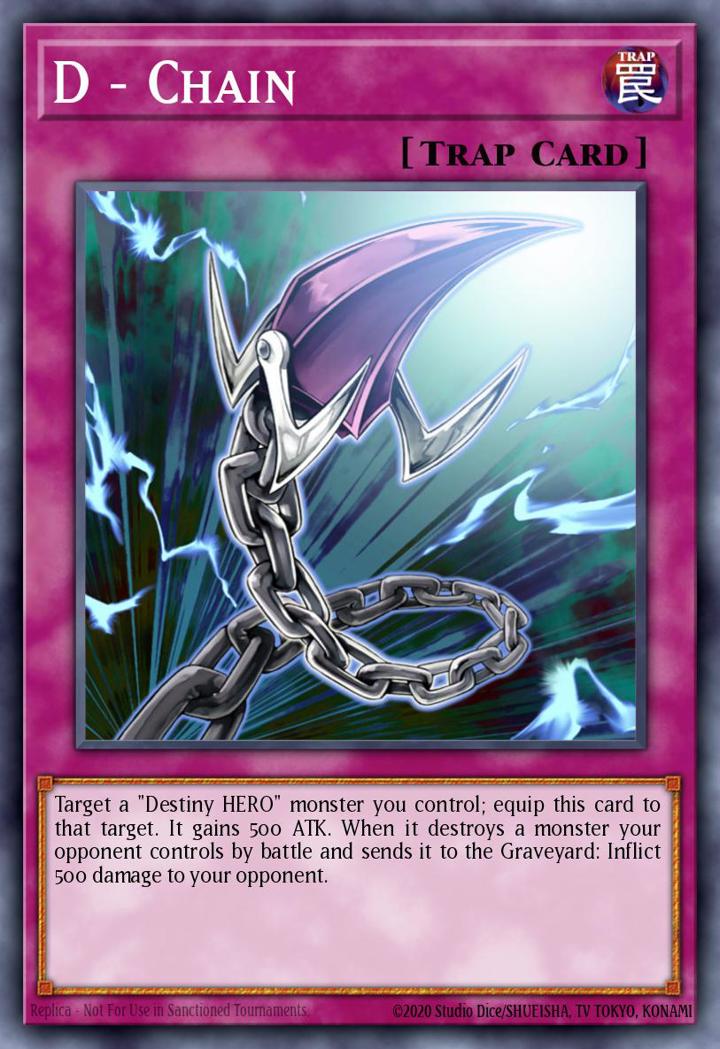 D - Chain Single: Yu-Gi-Oh! Speed Duel GX: Duel Academy Box Einzelkarte