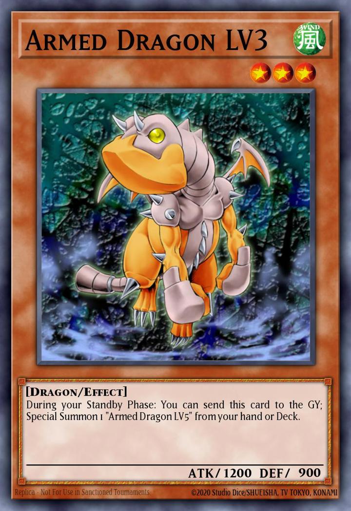 Armed Dragon LV3 Single: Yu-Gi-Oh! Speed Duel GX: Duel Academy Box Einzelkarte
