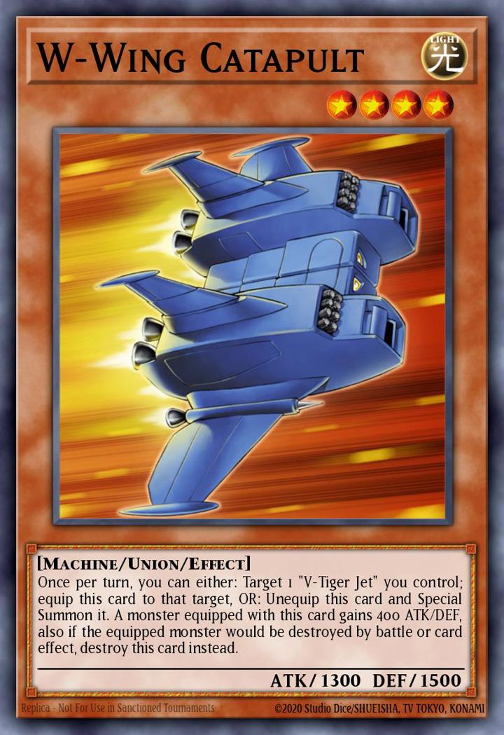 W-Wing Catapult Single: Yu-Gi-Oh! Speed Duel GX: Duel Academy Box Einzelkarte