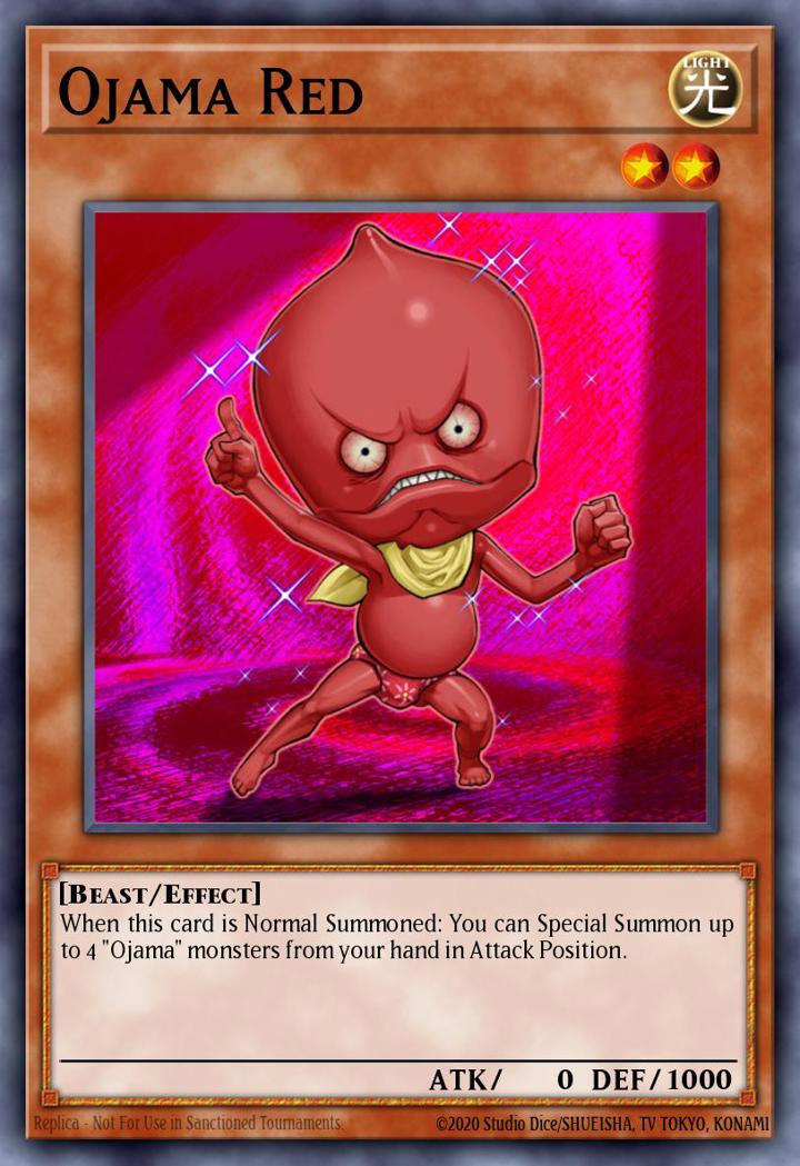 Ojama Red Single: Yu-Gi-Oh! Speed Duel GX: Duel Academy Box Einzelkarte