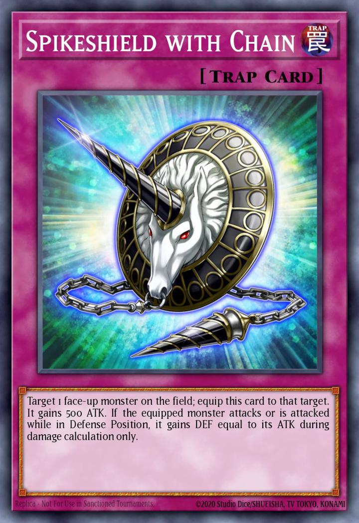 Spikeshield with Chain Single: Yu-Gi-Oh! Speed Duel GX: Duel Academy Box Einzelkarte