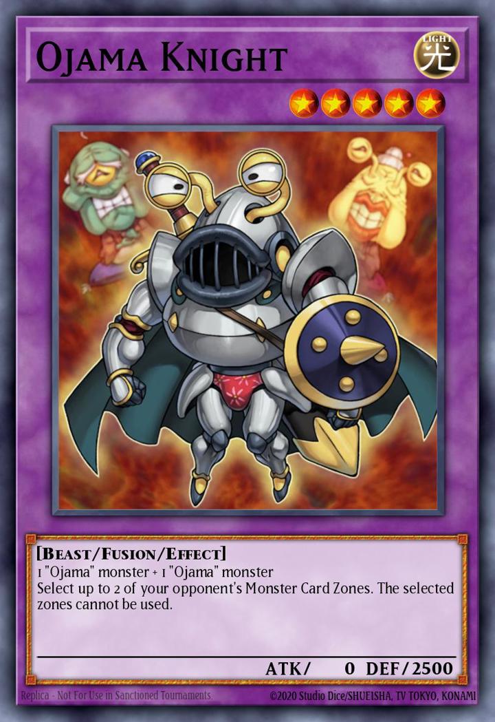 Ojama Knight Single: Yu-Gi-Oh! Speed Duel GX: Duel Academy Box Einzelkarte