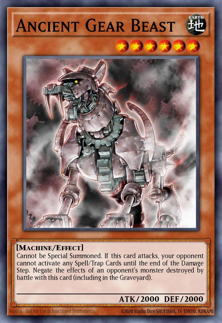 Ancient Gear Beast Single: Yu-Gi-Oh! Speed Duel GX: Duel Academy Box Einzelkarte