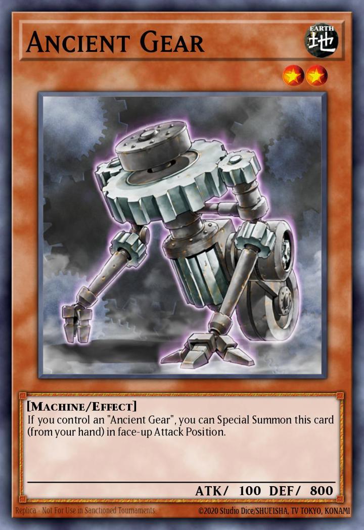 Ancient Gear Single: Yu-Gi-Oh! Speed Duel GX: Duel Academy Box Einzelkarte