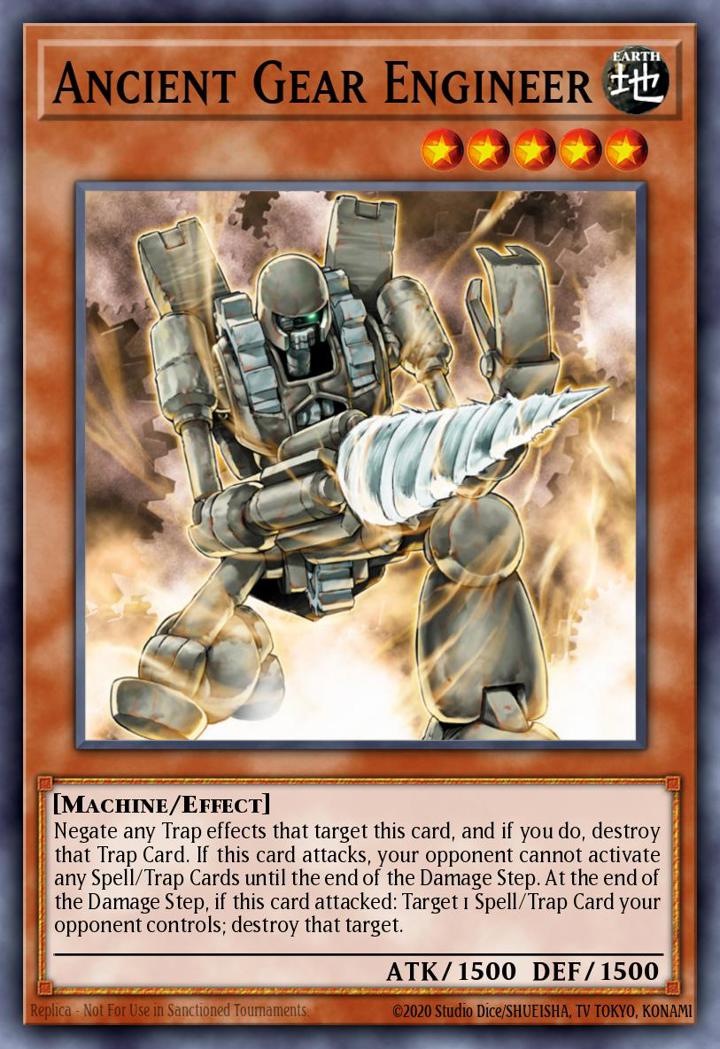 Ancient Gear Engineer Single: Yu-Gi-Oh! Speed Duel GX: Duel Academy Box Einzelkarte
