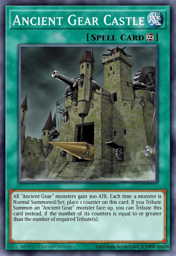 Ancient Gear Castle Single: Yu-Gi-Oh! Speed Duel GX: Duel Academy Box Einzelkarte
