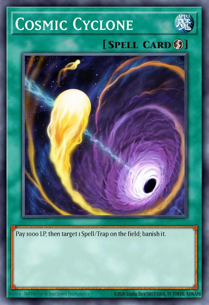 Cosmic Cyclone Single: Yu-Gi-Oh! Speed Duel GX: Duel Academy Box Einzelkarte