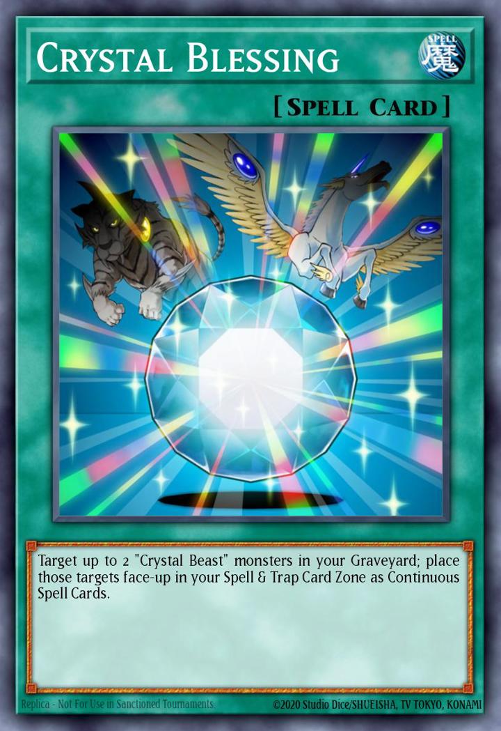Crystal Blessing Single: Yu-Gi-Oh! Speed Duel GX: Duel Academy Box Einzelkarte