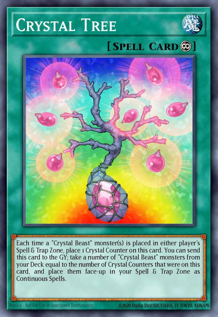 Crystal Tree Single: Yu-Gi-Oh! Speed Duel GX: Duel Academy Box Einzelkarte