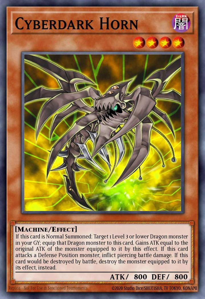 Cyberdark Horn Single: Yu-Gi-Oh! Speed Duel GX: Duel Academy Box Einzelkarte