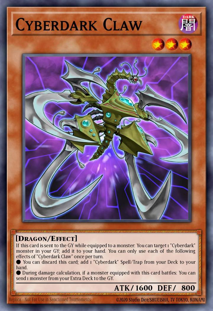 Cyberdark Claw Single: Yu-Gi-Oh! Speed Duel GX: Duel Academy Box Einzelkarte