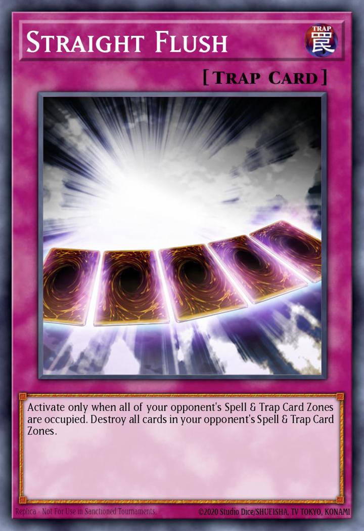 Straight Flush Single: Yu-Gi-Oh! Speed Duel GX: Duel Academy Box Einzelkarte