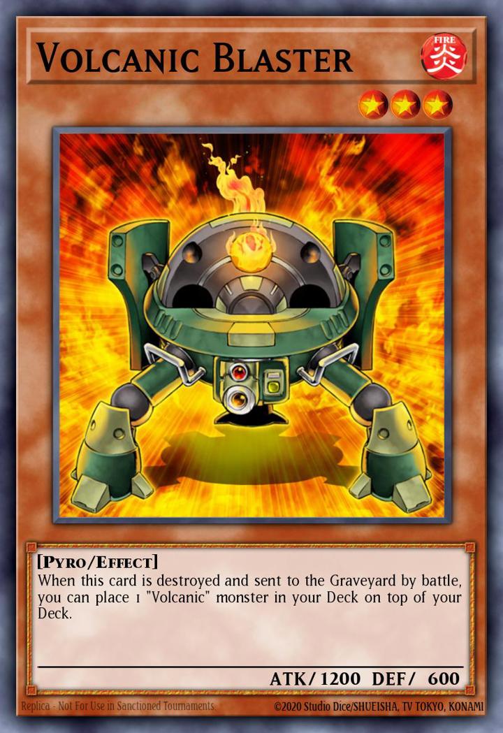 Volcanic Blaster Single: Yu-Gi-Oh! Speed Duel GX: Duel Academy Box Einzelkarte