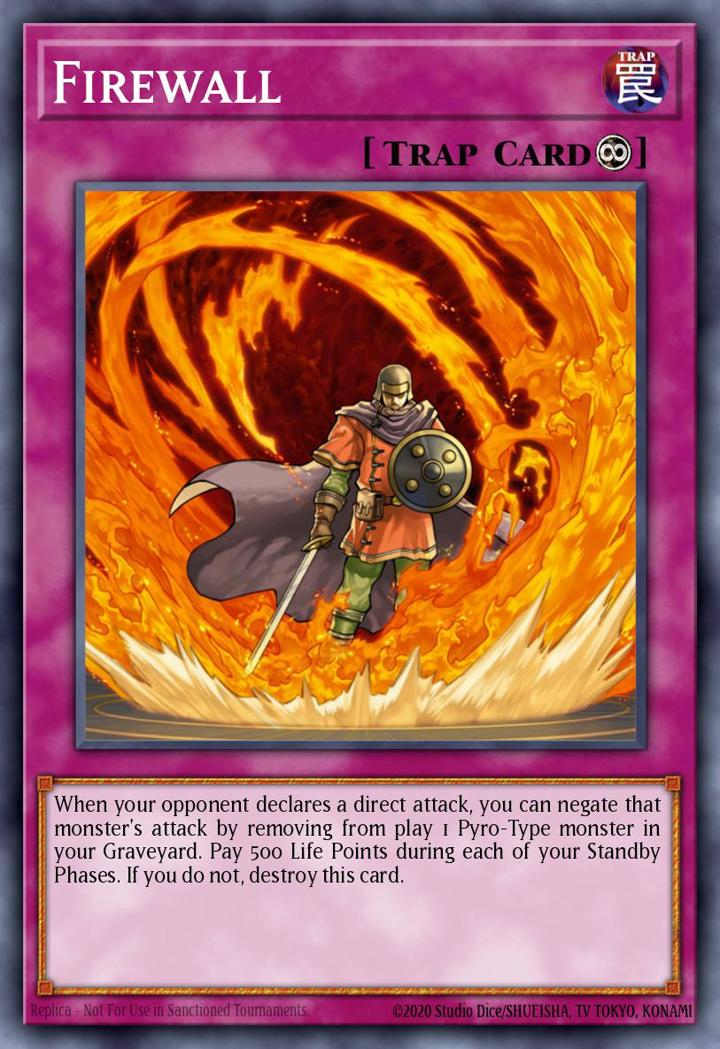 Firewall Single: Yu-Gi-Oh! Speed Duel GX: Duel Academy Box Einzelkarte