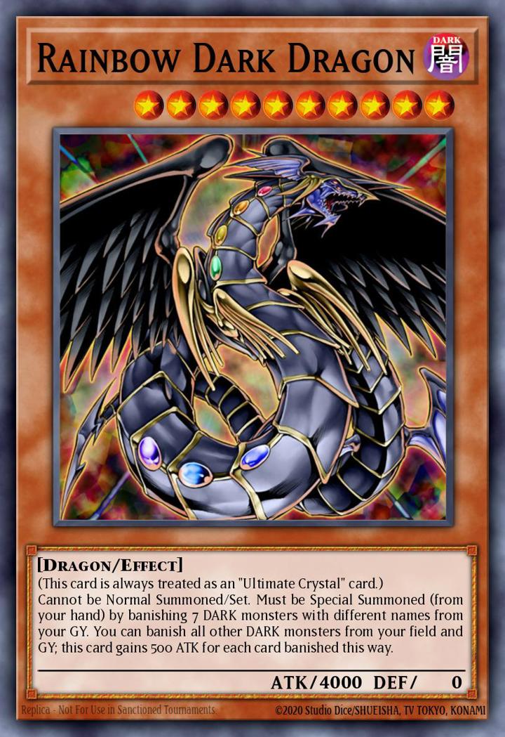 Rainbow Dark Dragon Single: Yu-Gi-Oh! Speed Duel GX: Duel Academy Box Einzelkarte