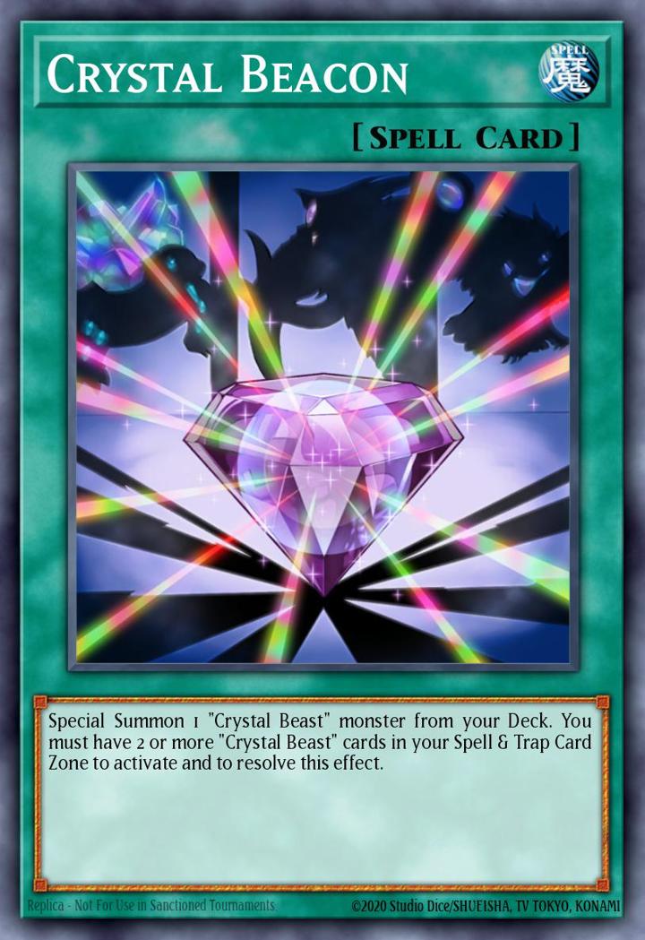 Crystal Beacon Single: Yu-Gi-Oh! Speed Duel GX: Duel Academy Box Einzelkarte