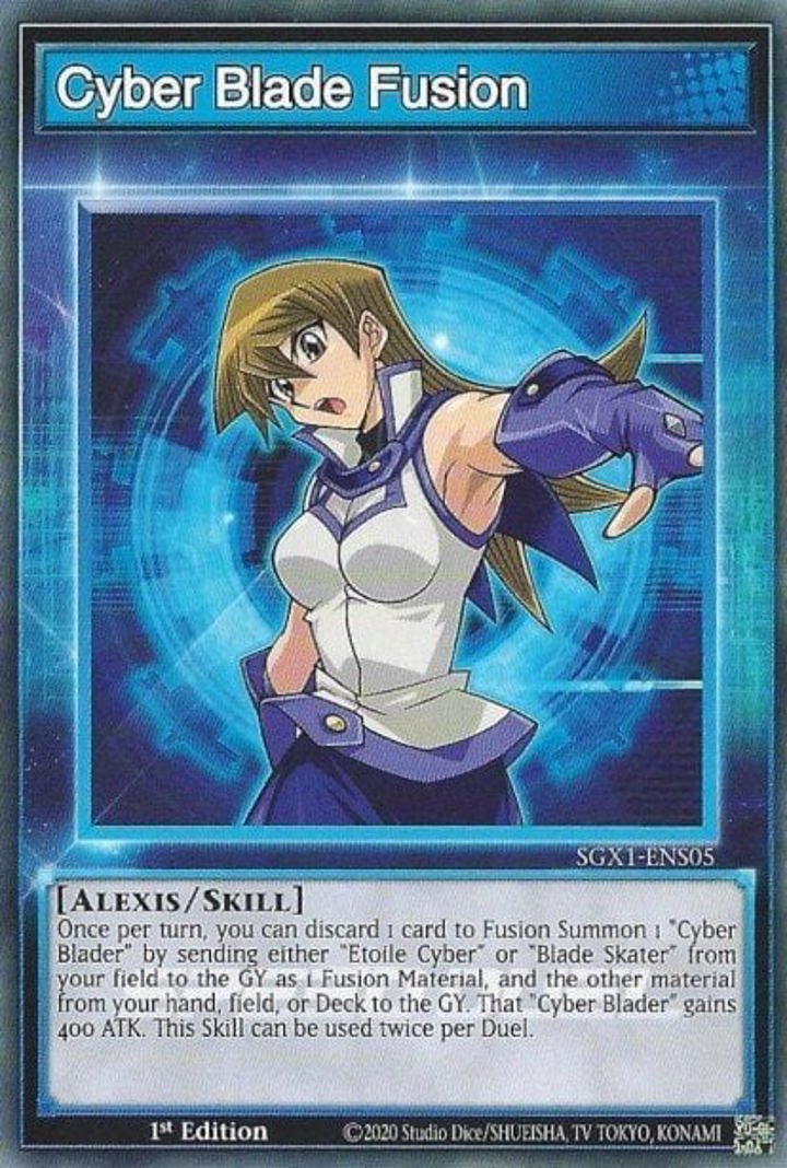 Cyber Blade Fusion (Skill) Single: Yu-Gi-Oh! Speed Duel GX: Duel Academy Box Einzelkarte