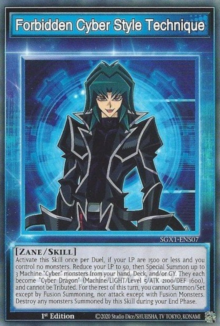Forbidden Cyber Style Technique (Skill) Single: Yu-Gi-Oh! Speed Duel GX: Duel Academy Box Einzelkarte