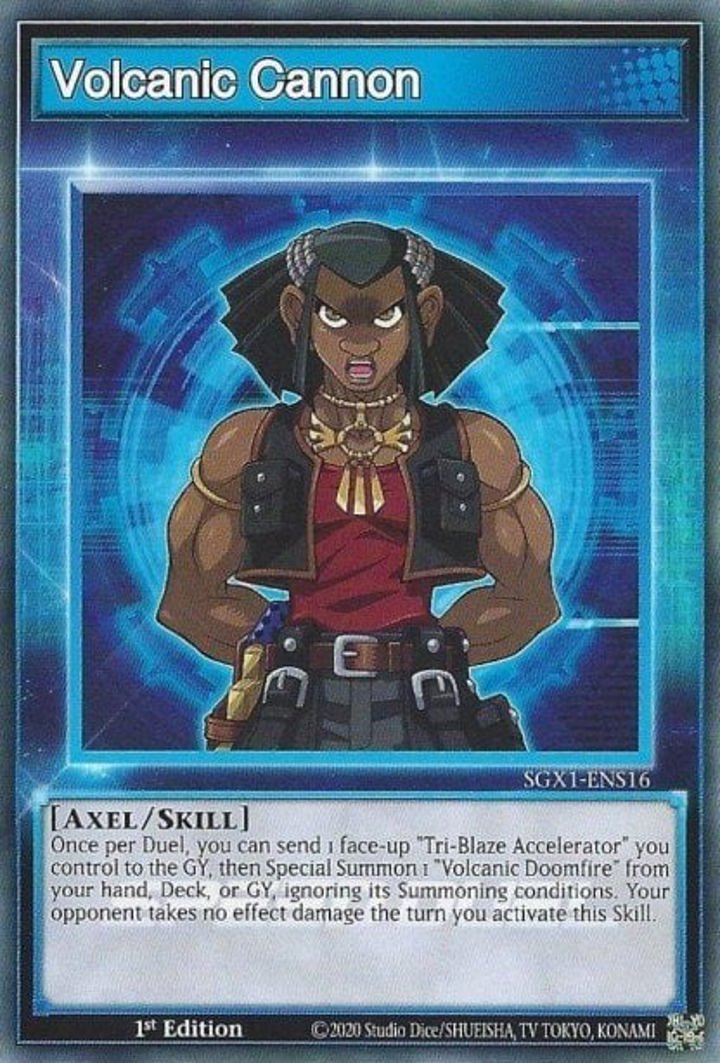 Volcanic Cannon (Skill) Single: Yu-Gi-Oh! Speed Duel GX: Duel Academy Box Einzelkarte